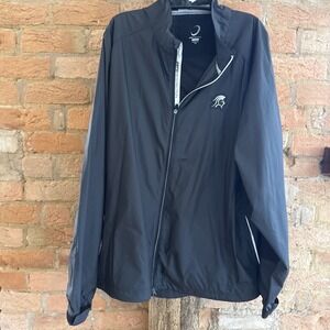 Zero Restriction Gary Player Black Full Zip Golfer Windbreaker Golf Men's XXL